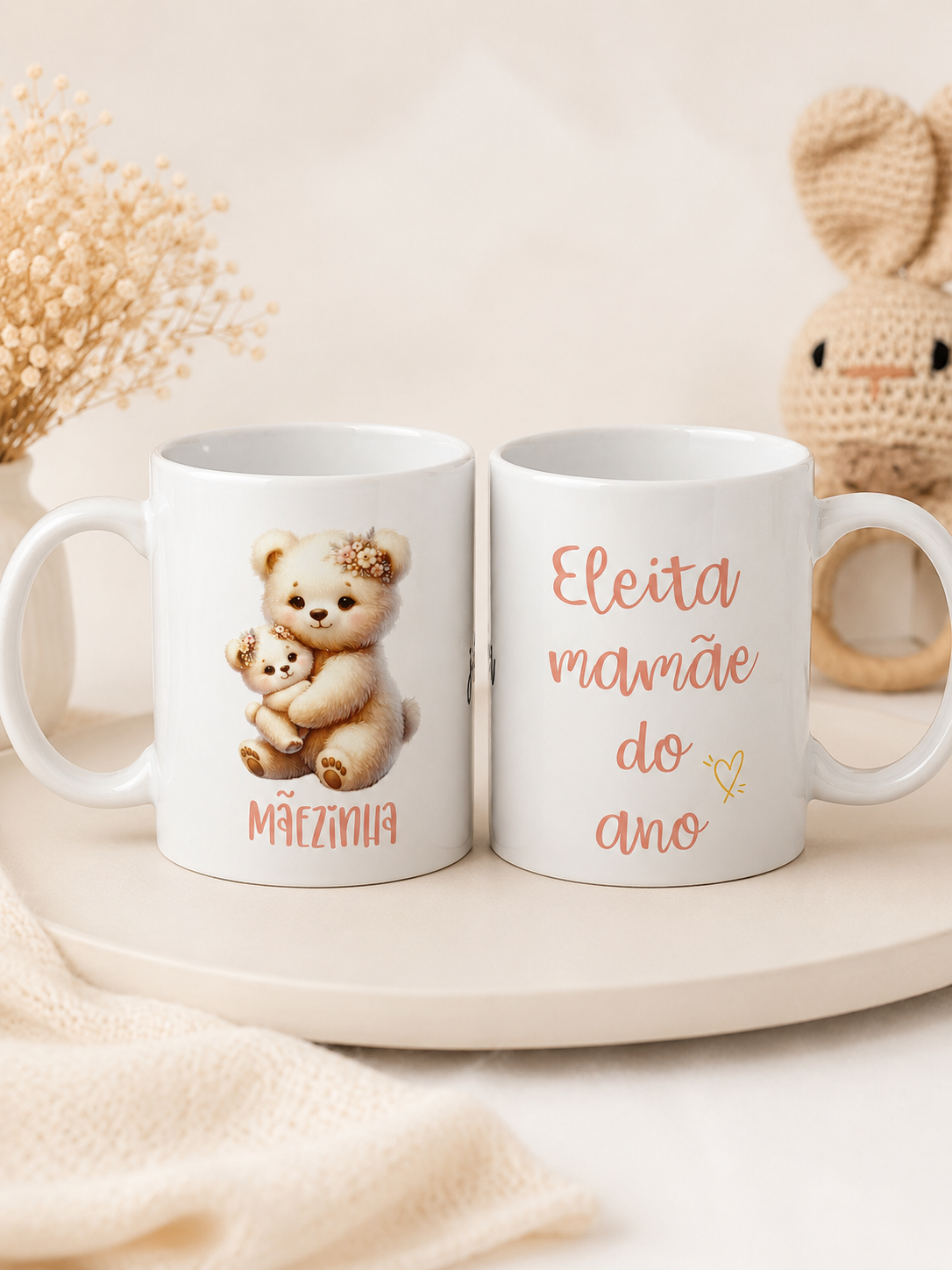Mug Mãezinha - mug en céramique - cadeau personnalisé maman
