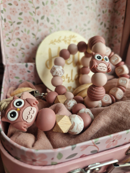 Balle de Dentition Luna - Perles en Silicone - Cadeau Bébé
