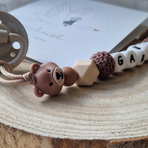 Attache Tétine Petit Ours