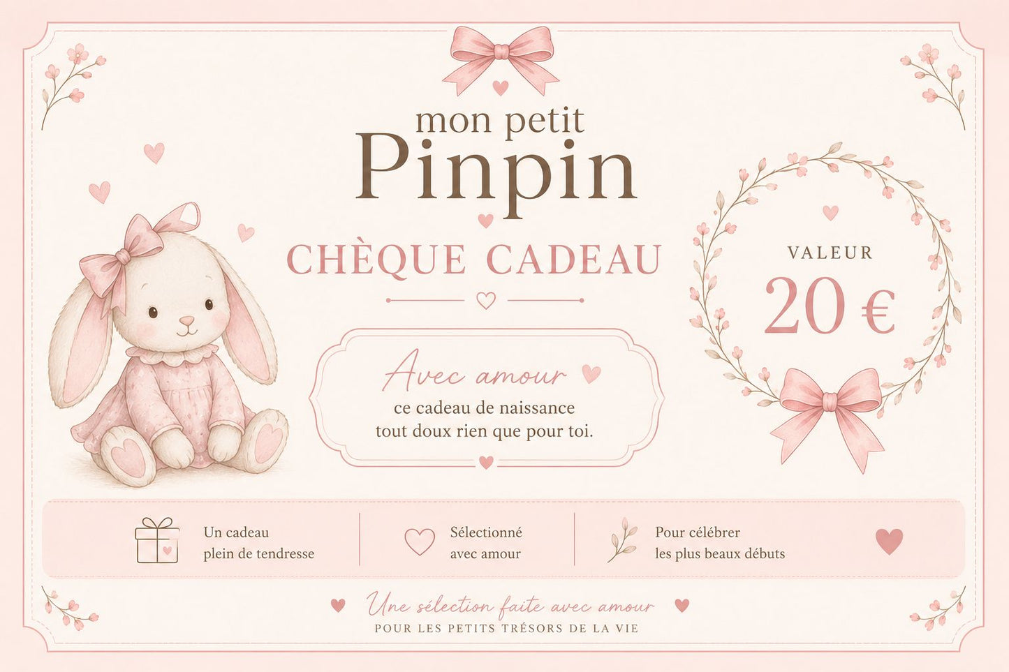 Chèque Cadeau - cadeau bébé